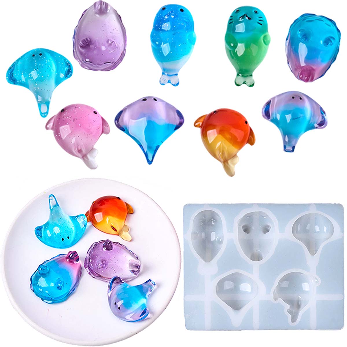 Soap Making Oven - 3D Healing Kawaii Manta Ray Whale