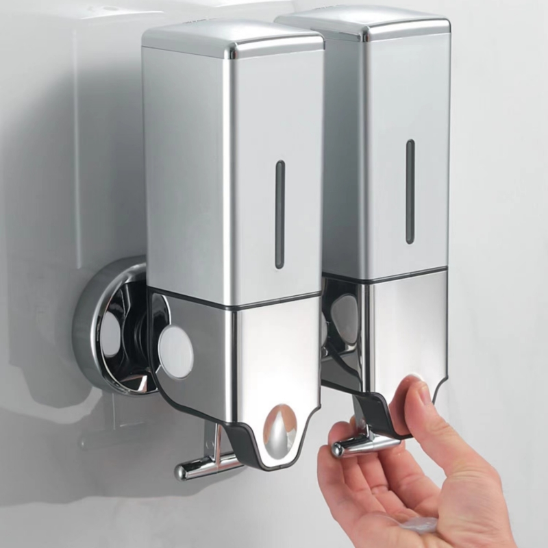 Soap Making Machine At Home - Liquid Soap Dispenser Plastic White/Silver Shower