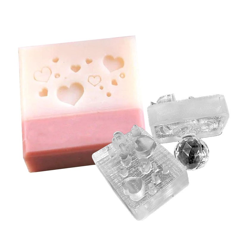 Heart Shape Handmade Soap Stam - Soap Making Websites ulasan dan harga