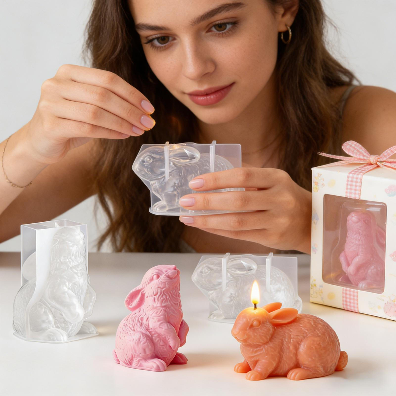 Bunny Silicone Mold 3D Craftin - Soap Making Friend ulasan dan harga