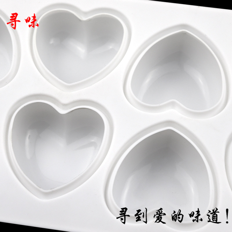 8 Pcs Love Heart Silicone Soap - Soap Making Book For Beginners ulasan dan harga
