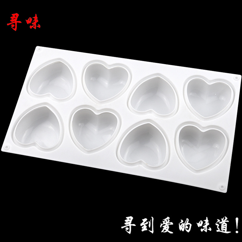 8 Pcs Love Heart Silicone Soap - Soap Making Book For Beginners ulasan dan harga