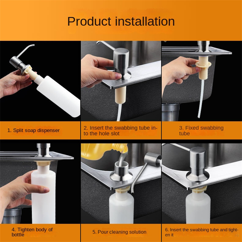 Stainless Steel Sink Soap Disp - Soap Making Machine At Home ulasan dan harga