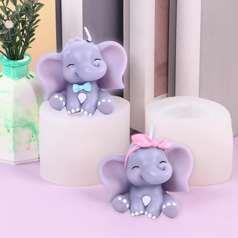 Cute 3D Elephant Silicone Cand - Soap Making Oven ulasan dan harga