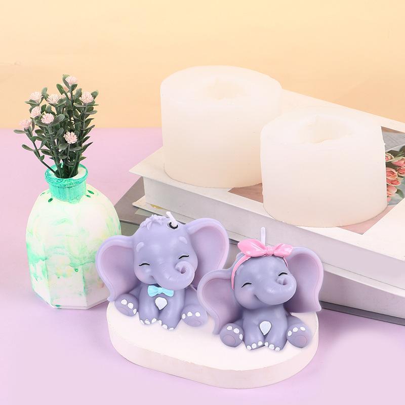Cute 3D Elephant Silicone Cand - Soap Making Oven ulasan dan harga