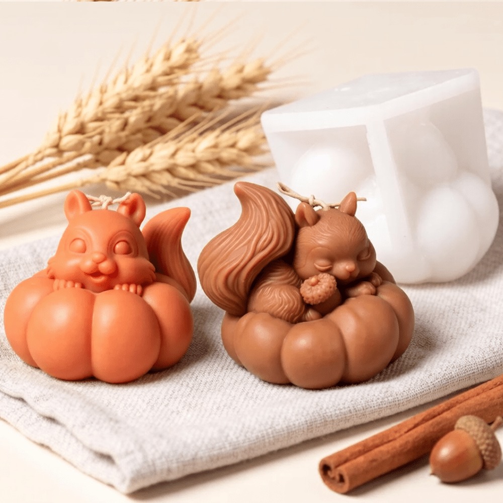 Squirrel Pumpkin Silicone Cand - Soap Making Friend ulasan dan harga
