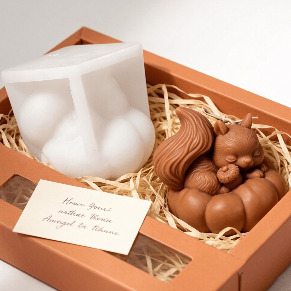 Squirrel Pumpkin Silicone Cand - Soap Making Friend ulasan dan harga