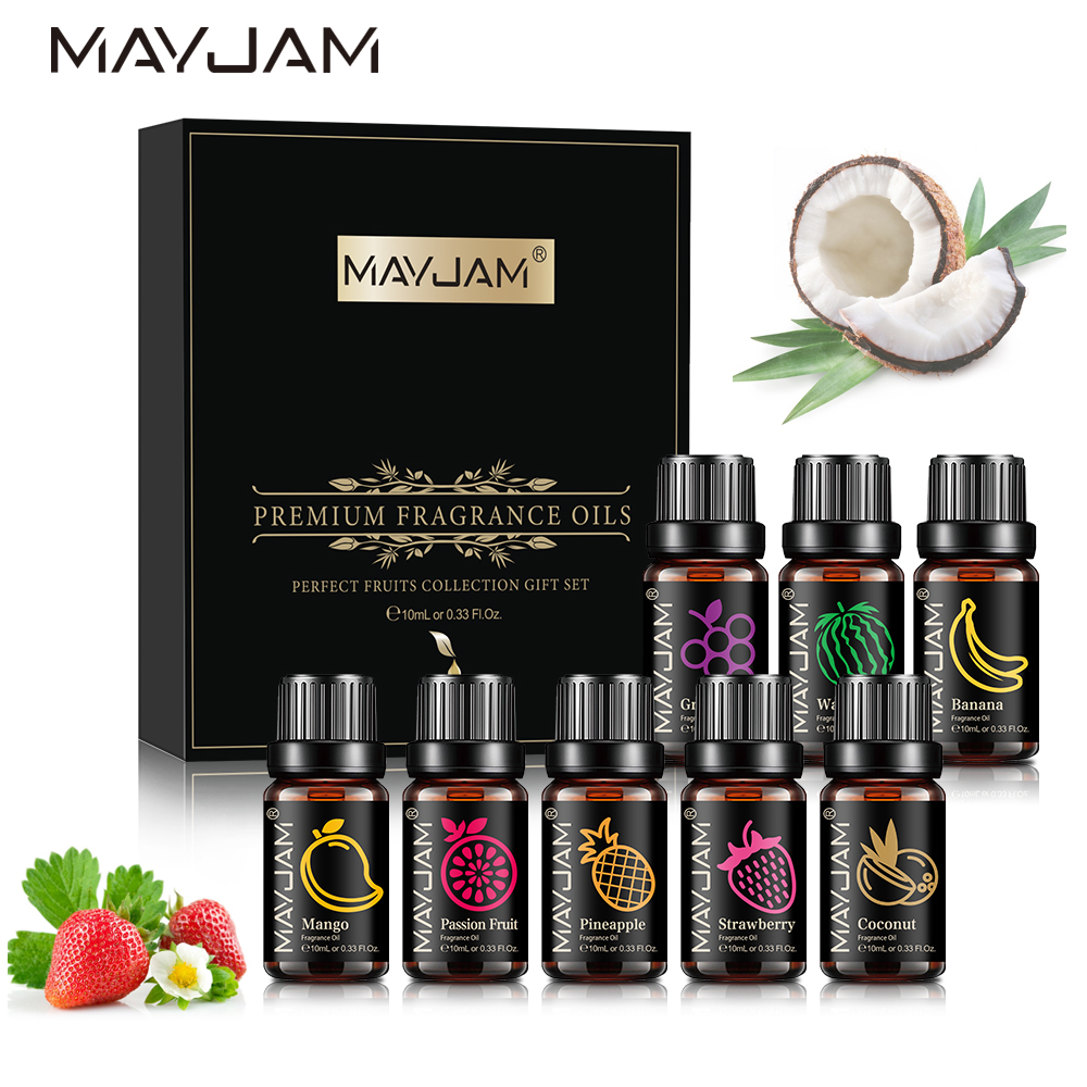 MAYJAM Fragrance Oils Set 8pcs - Soap Making Ingredient ulasan dan harga