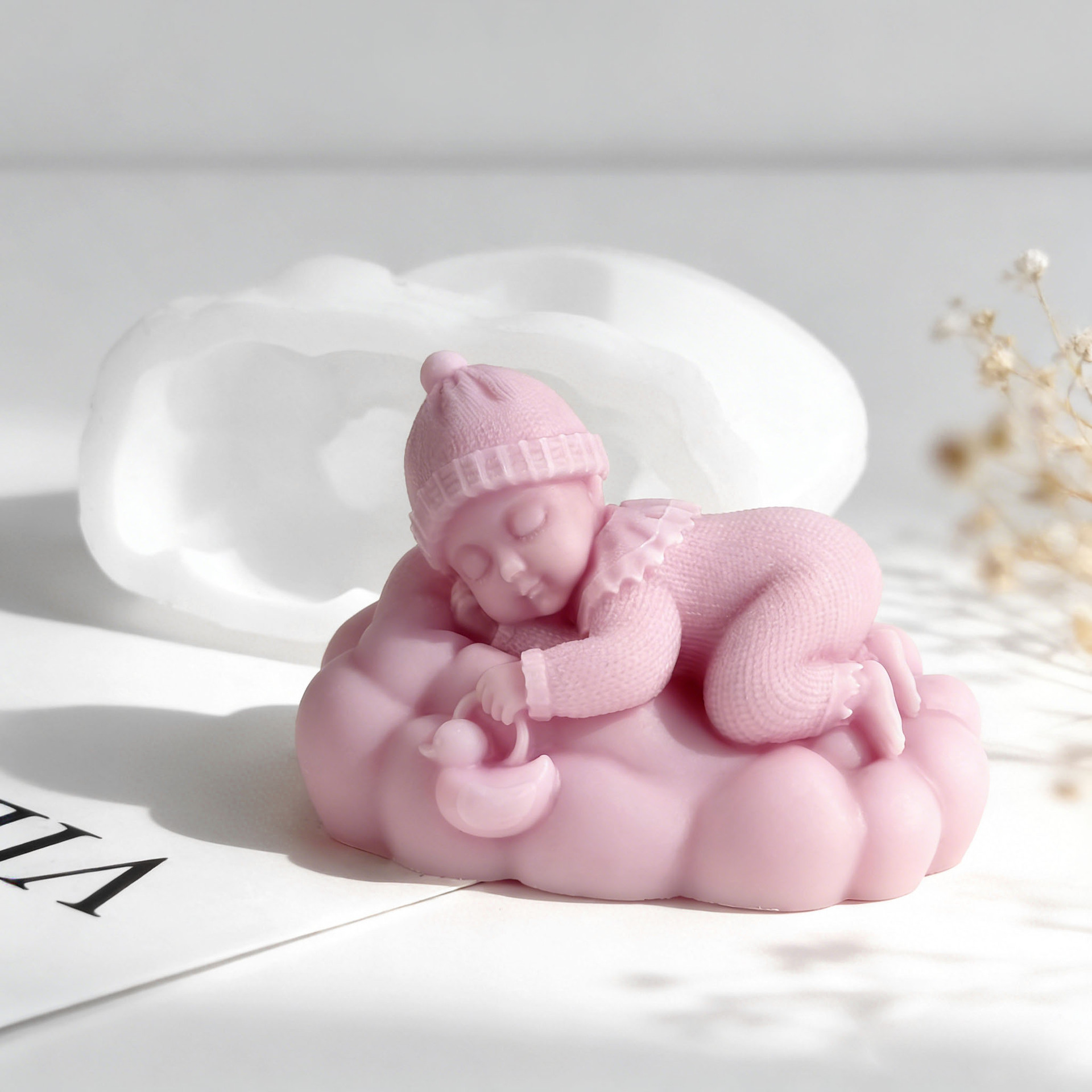 DIY Sleeping Baby Silicone Can - Soap Making Essentials ulasan dan harga