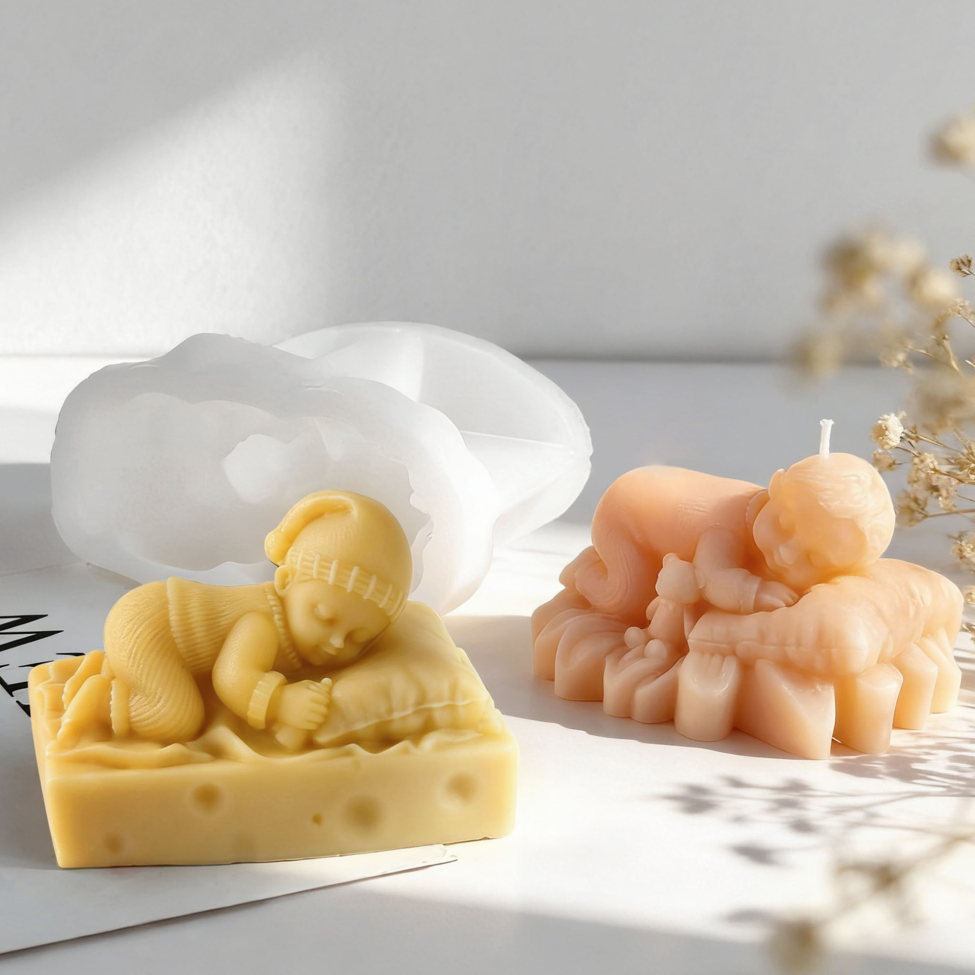 DIY Sleeping Baby Silicone Can - Soap Making Essentials ulasan dan harga