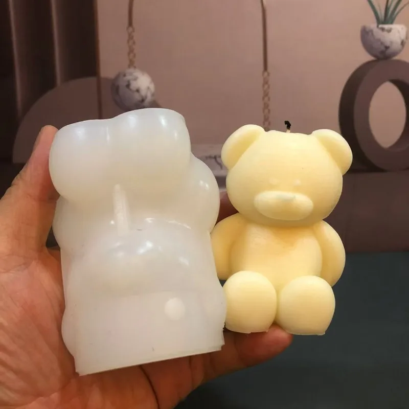 3D Bear Silicone Candle Mold D - Soap Making Book For Beginners ulasan dan harga