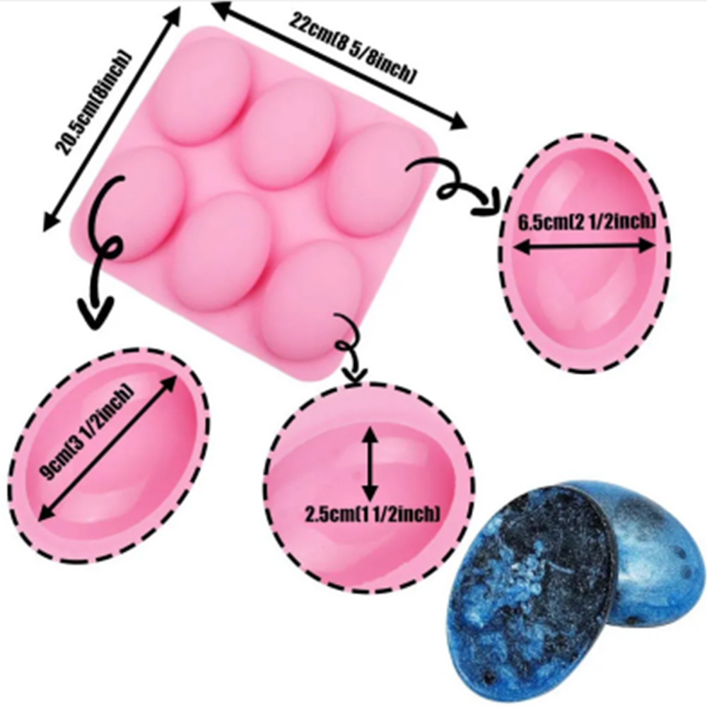 6 Cavities Multifunctional Ova - Soap Making Things ulasan dan harga