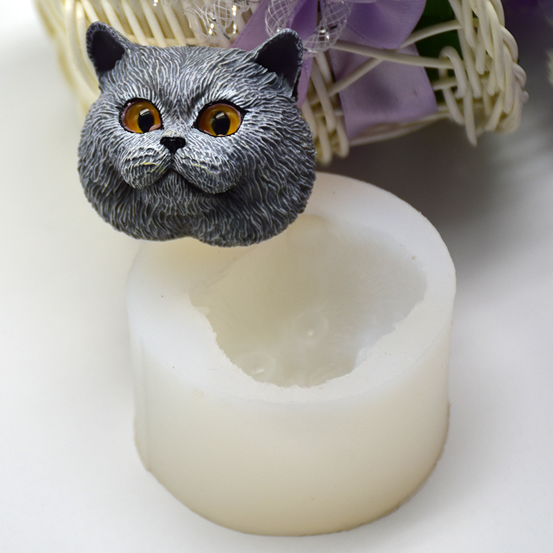 Silicone Mold Short-haired Cat - Soap Making Oven ulasan dan harga