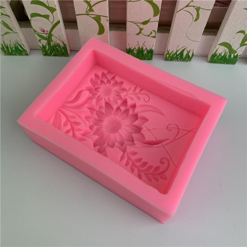 1pc 3D Square Rose Flower Sili - Soap Making Book For Beginners ulasan dan harga