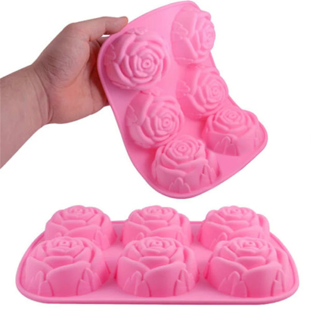 6 Holes Flower Rose Handmade S - Soap Making Things ulasan dan harga