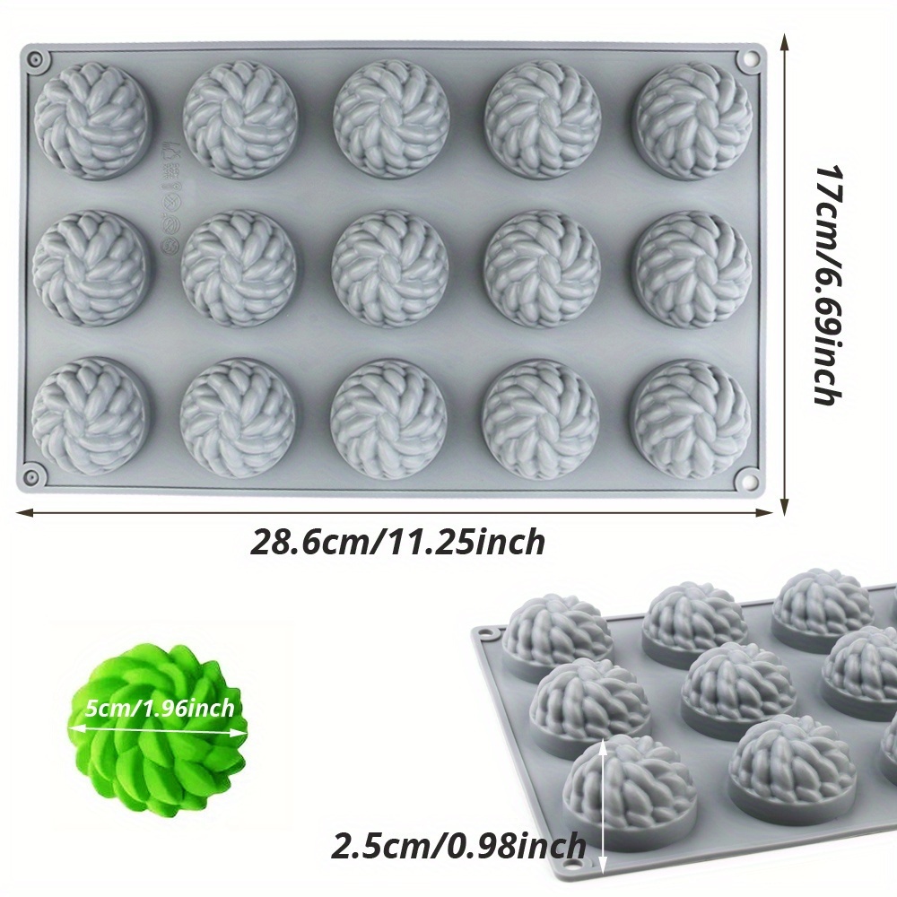 1Pc Cake Mold Santa Ana Floral - Quality Soap Making Kit ulasan dan harga