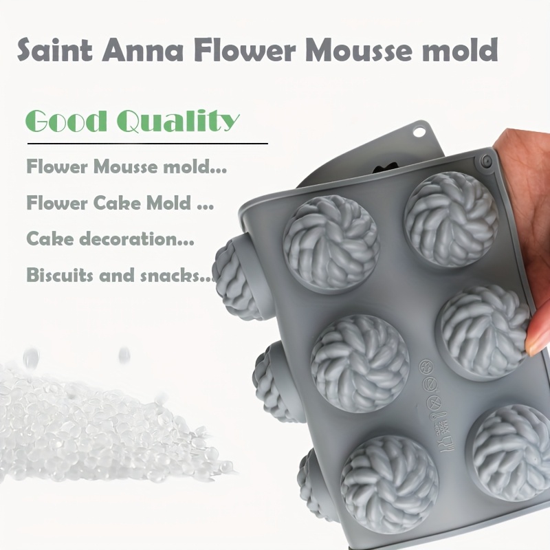 1Pc Cake Mold Santa Ana Floral - Quality Soap Making Kit ulasan dan harga