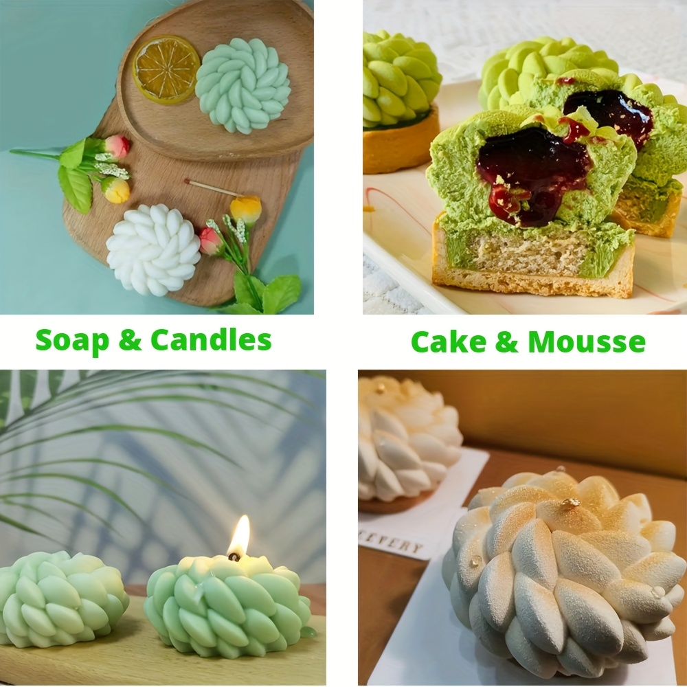 1Pc Cake Mold Santa Ana Floral - Quality Soap Making Kit ulasan dan harga