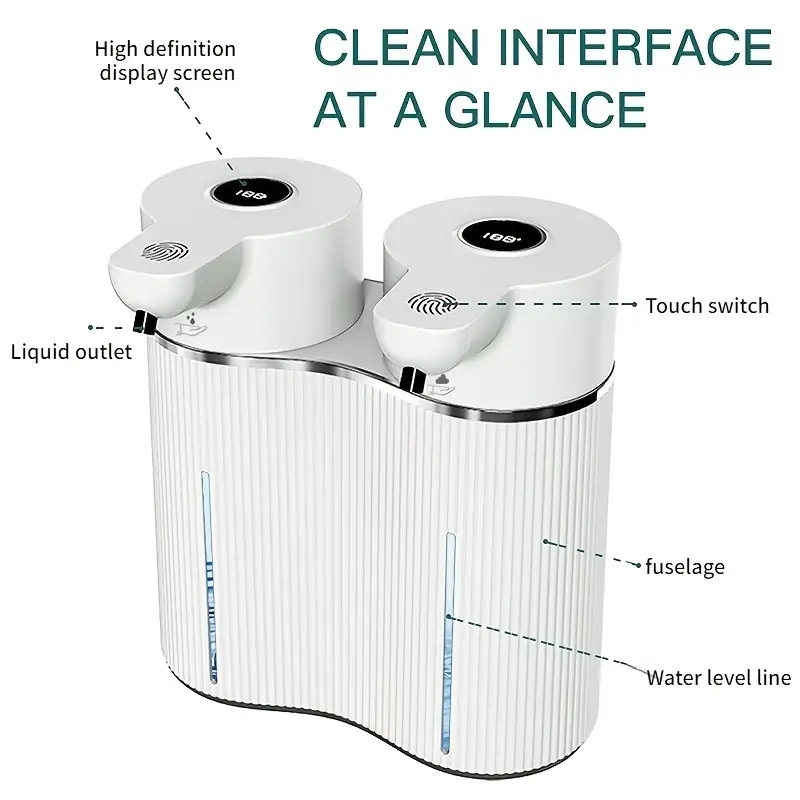 Double-Head Touchless Foam/Gel - Soap Making Machine At Home ulasan dan harga