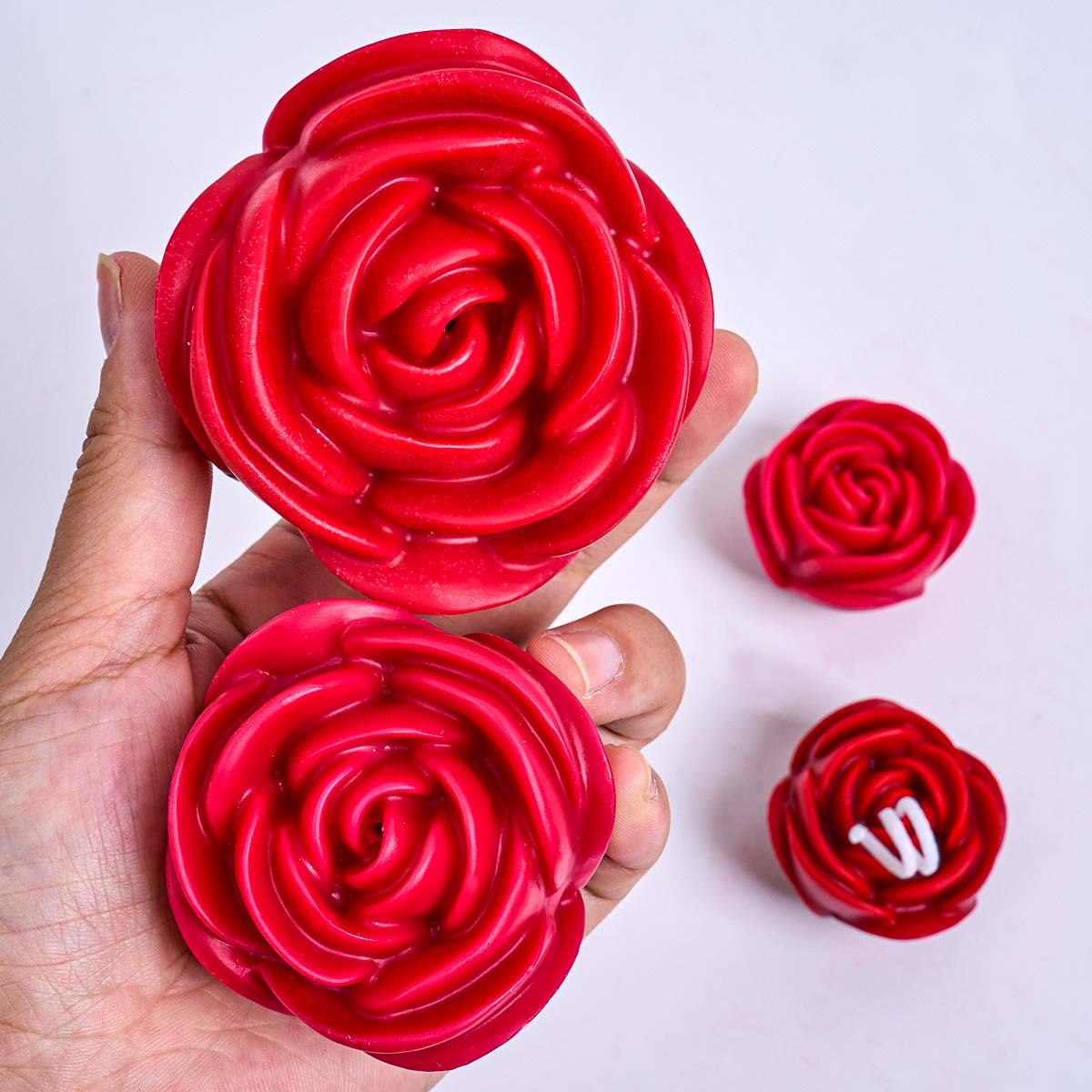 3D Flower Shape Silicone Candl - Soap Making Essentials ulasan dan harga