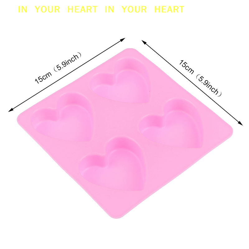【X】4 Cavity Handmade Silicone  - Soap Making Things ulasan dan harga