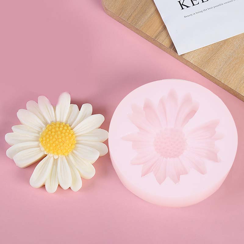 DIY Candle Silicone Mold Daisy - Soap Making Things ulasan dan harga