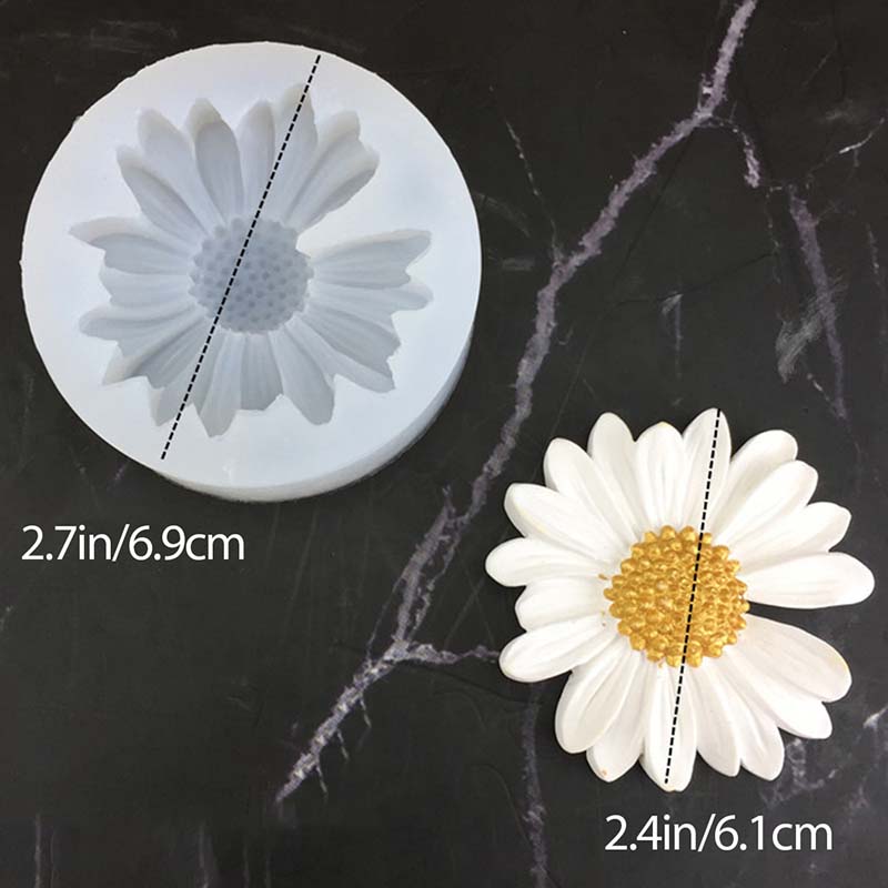 DIY Candle Silicone Mold Daisy - Soap Making Things ulasan dan harga