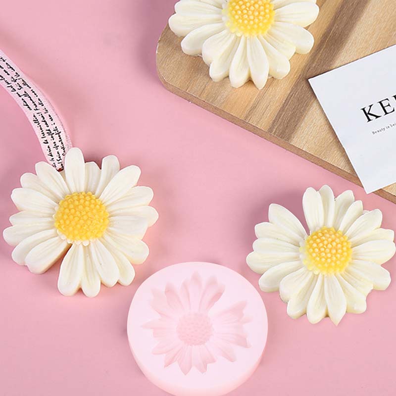 DIY Candle Silicone Mold Daisy - Soap Making Things ulasan dan harga