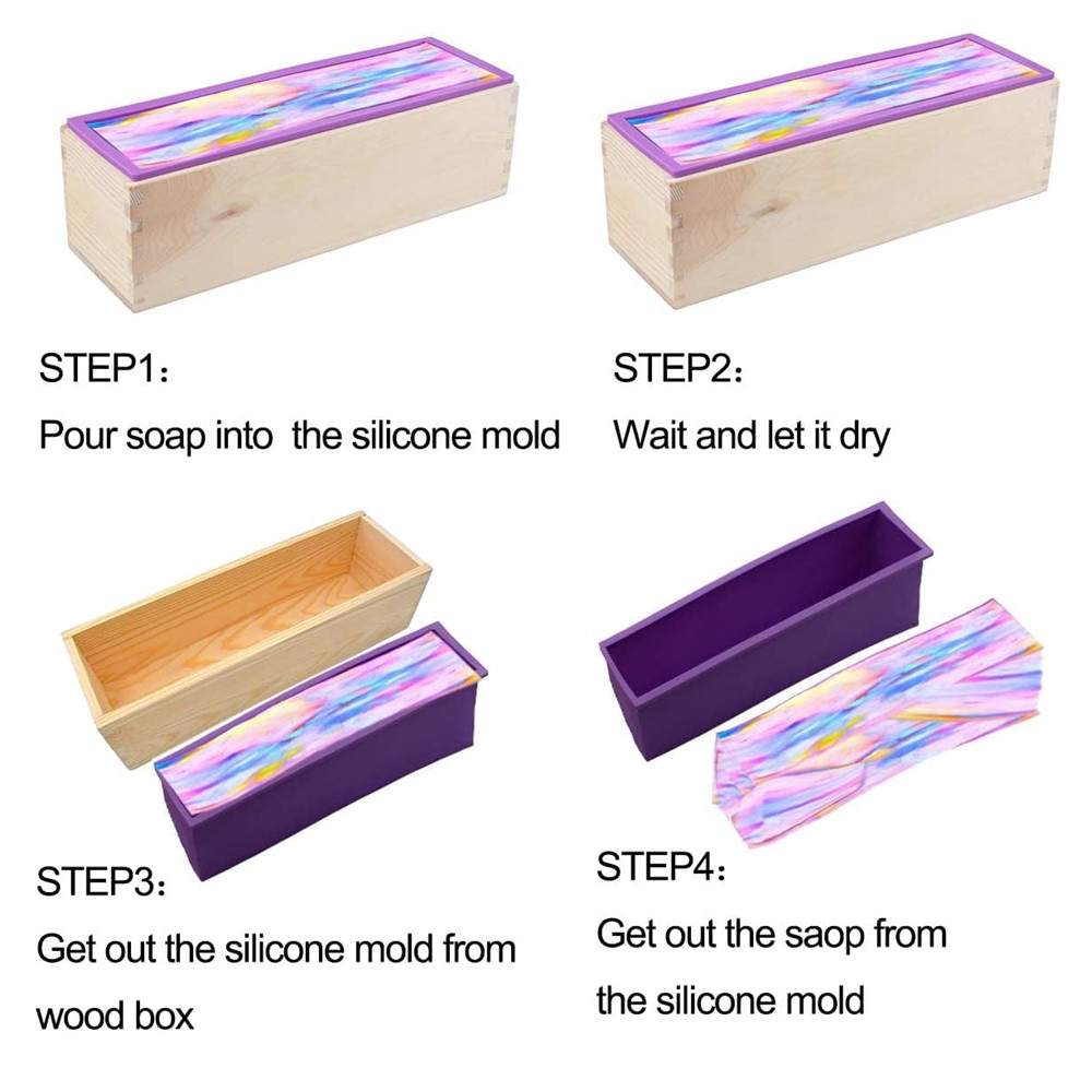 1.2L Silicone Soap Molds Kit 4 - Soap Making Book For Beginners ulasan dan harga