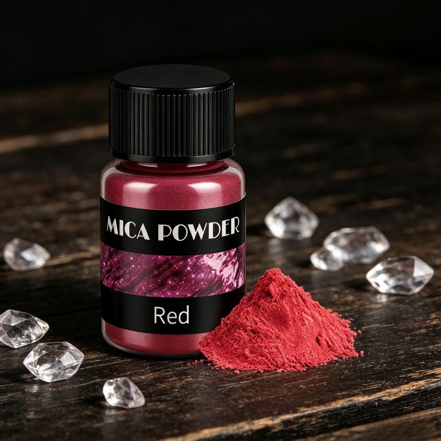 LEQU Happy And Fun Shimmer Red - Soap Making Ingredient ulasan dan harga