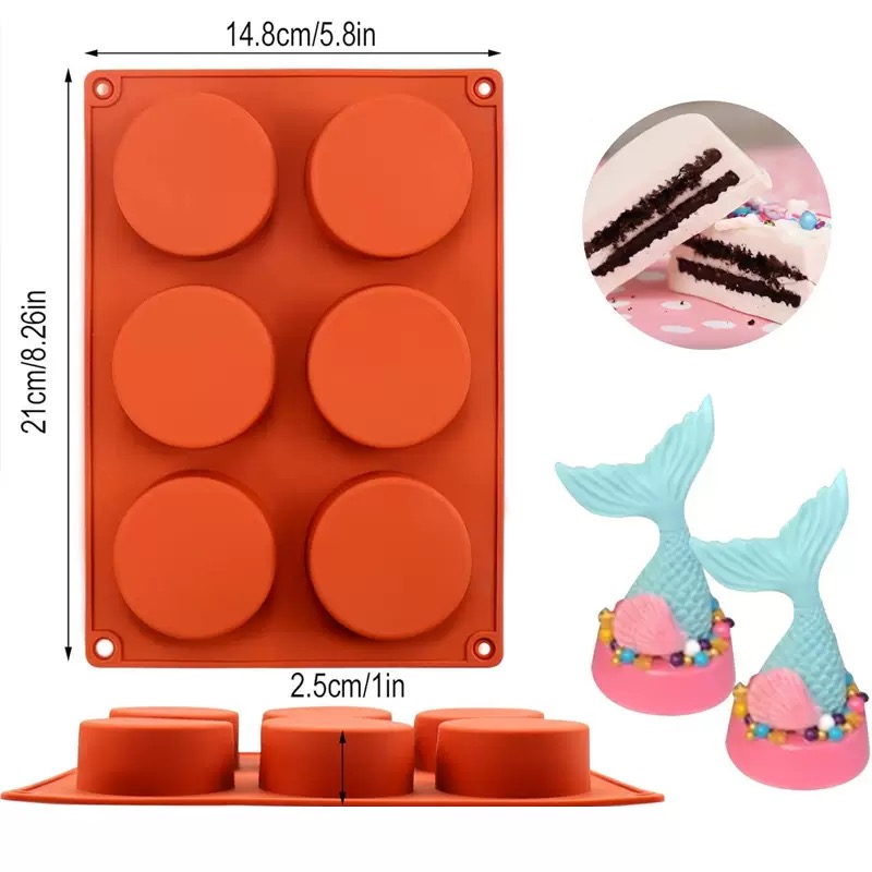 Round Silicone Soap Mold DIY H - Soap Making Things ulasan dan harga