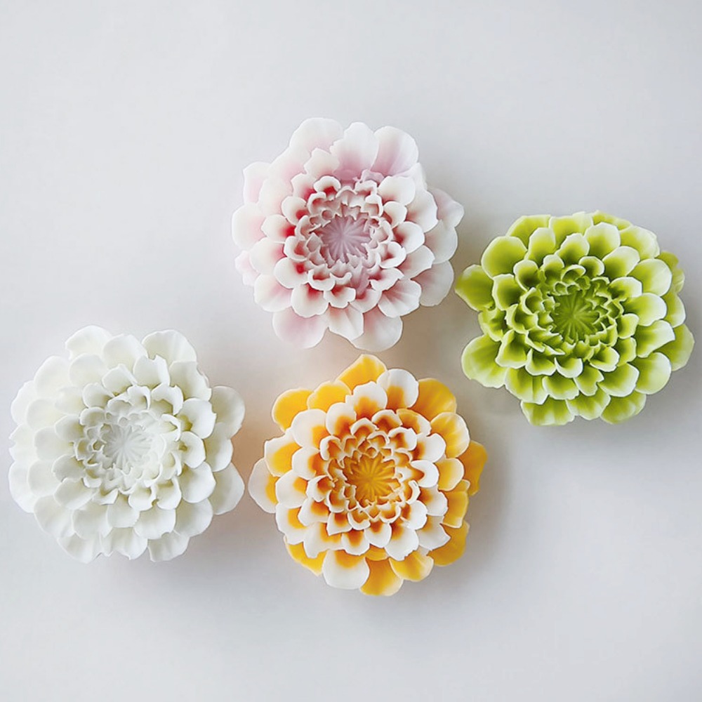 Multiple Petals Flower Candle  - Soap Making Websites ulasan dan harga