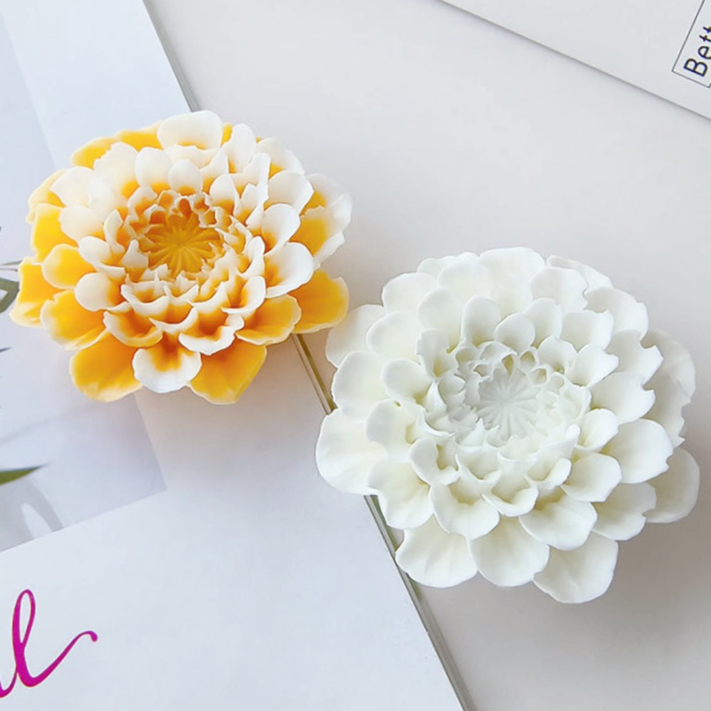 Multiple Petals Flower Candle  - Soap Making Websites ulasan dan harga